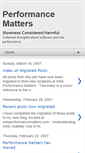 Mobile Screenshot of performancematters.blogspot.com