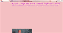 Desktop Screenshot of mylifethroughpink.blogspot.com