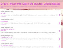 Tablet Screenshot of mylifethroughpink.blogspot.com