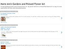 Tablet Screenshot of marieann-flower.blogspot.com