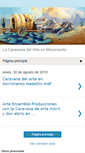 Mobile Screenshot of lacaravanadelarte.blogspot.com