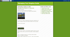 Desktop Screenshot of managing-your-kingdom.blogspot.com