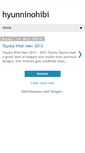 Mobile Screenshot of hyunninohibi.blogspot.com