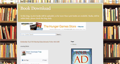 Desktop Screenshot of bookdownloadfree.blogspot.com