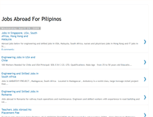Tablet Screenshot of pilipinojobs.blogspot.com