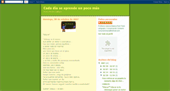 Desktop Screenshot of cadadiaseaprendeunpocomas.blogspot.com