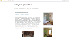 Desktop Screenshot of paljonpojista.blogspot.com