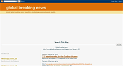 Desktop Screenshot of globalbreakingnews-zeny.blogspot.com