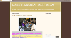 Desktop Screenshot of kolejpengajianislam.blogspot.com