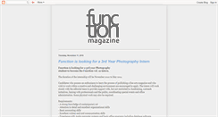 Desktop Screenshot of functionmag.blogspot.com