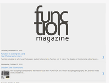 Tablet Screenshot of functionmag.blogspot.com