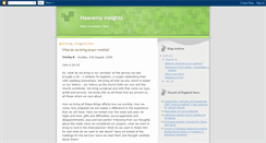 Desktop Screenshot of heavenlyinsights.blogspot.com