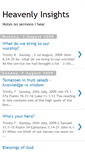 Mobile Screenshot of heavenlyinsights.blogspot.com