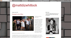 Desktop Screenshot of mattdizwhitlock.blogspot.com