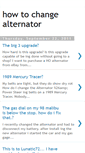 Mobile Screenshot of howtochangealternator.blogspot.com