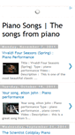 Mobile Screenshot of piano-songs.blogspot.com