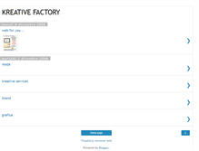 Tablet Screenshot of kreativefactory.blogspot.com