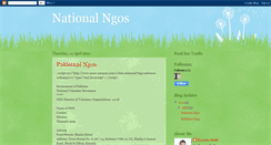 Desktop Screenshot of ngosofpakistan.blogspot.com