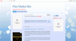 Desktop Screenshot of fleamarketbiz.blogspot.com