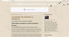 Desktop Screenshot of laverdadcontodaelalma.blogspot.com