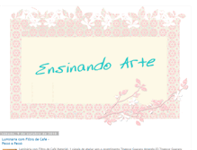 Tablet Screenshot of ensinandoarte.blogspot.com