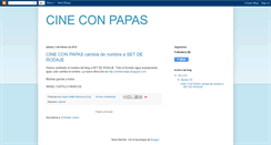 Desktop Screenshot of cineconpapas.blogspot.com