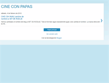 Tablet Screenshot of cineconpapas.blogspot.com