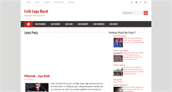 Desktop Screenshot of liriklagu-barat.blogspot.com