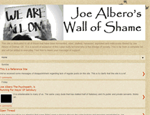 Tablet Screenshot of joealberosvictims.blogspot.com