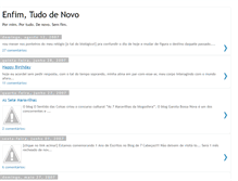 Tablet Screenshot of enfimtudodenovo.blogspot.com