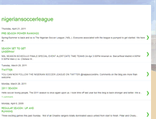 Tablet Screenshot of nigeriansoccerleague.blogspot.com