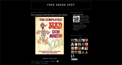 Desktop Screenshot of free-ebookspot.blogspot.com