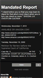 Mobile Screenshot of amandatedreport.blogspot.com