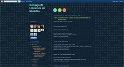 Desktop Screenshot of consejodeliteraturamedellin.blogspot.com