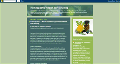 Desktop Screenshot of homeopathichealthservices.blogspot.com