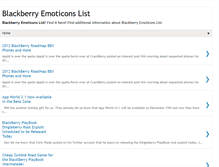 Tablet Screenshot of blackberry-emoticons-list.blogspot.com