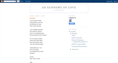 Desktop Screenshot of aneconomyoflove.blogspot.com