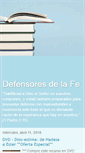 Mobile Screenshot of defensoresdelafe.blogspot.com