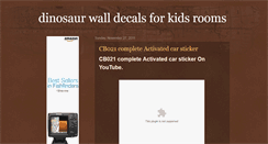 Desktop Screenshot of dinosaurwalldecalsforkidsrooms.blogspot.com