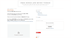 Desktop Screenshot of freesongs4ever.blogspot.com