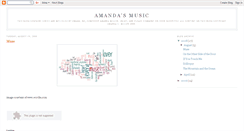 Desktop Screenshot of amandamillersmusic.blogspot.com