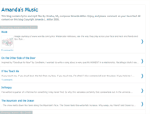 Tablet Screenshot of amandamillersmusic.blogspot.com