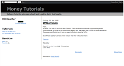Desktop Screenshot of moneytutorials.blogspot.com