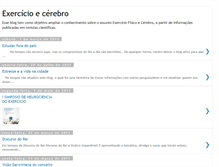 Tablet Screenshot of exercicioecerebro.blogspot.com