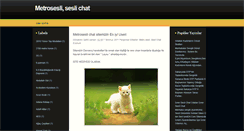 Desktop Screenshot of metrosesli.blogspot.com