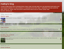 Tablet Screenshot of mattopsblog.blogspot.com