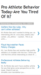 Mobile Screenshot of proathletebehaviortoday.blogspot.com