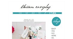 Desktop Screenshot of blossomeveryday.blogspot.com