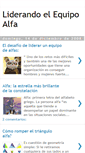 Mobile Screenshot of liderandoelequipoalfa.blogspot.com
