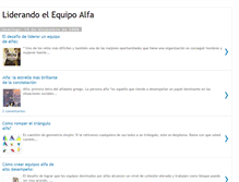 Tablet Screenshot of liderandoelequipoalfa.blogspot.com